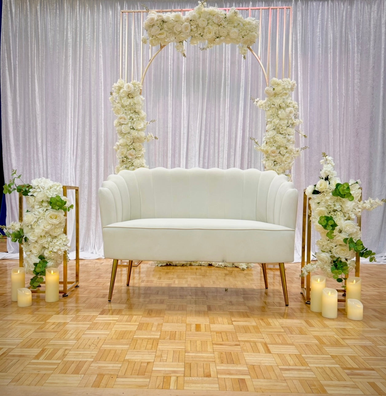 Gold Shiny Backdrop for Rent