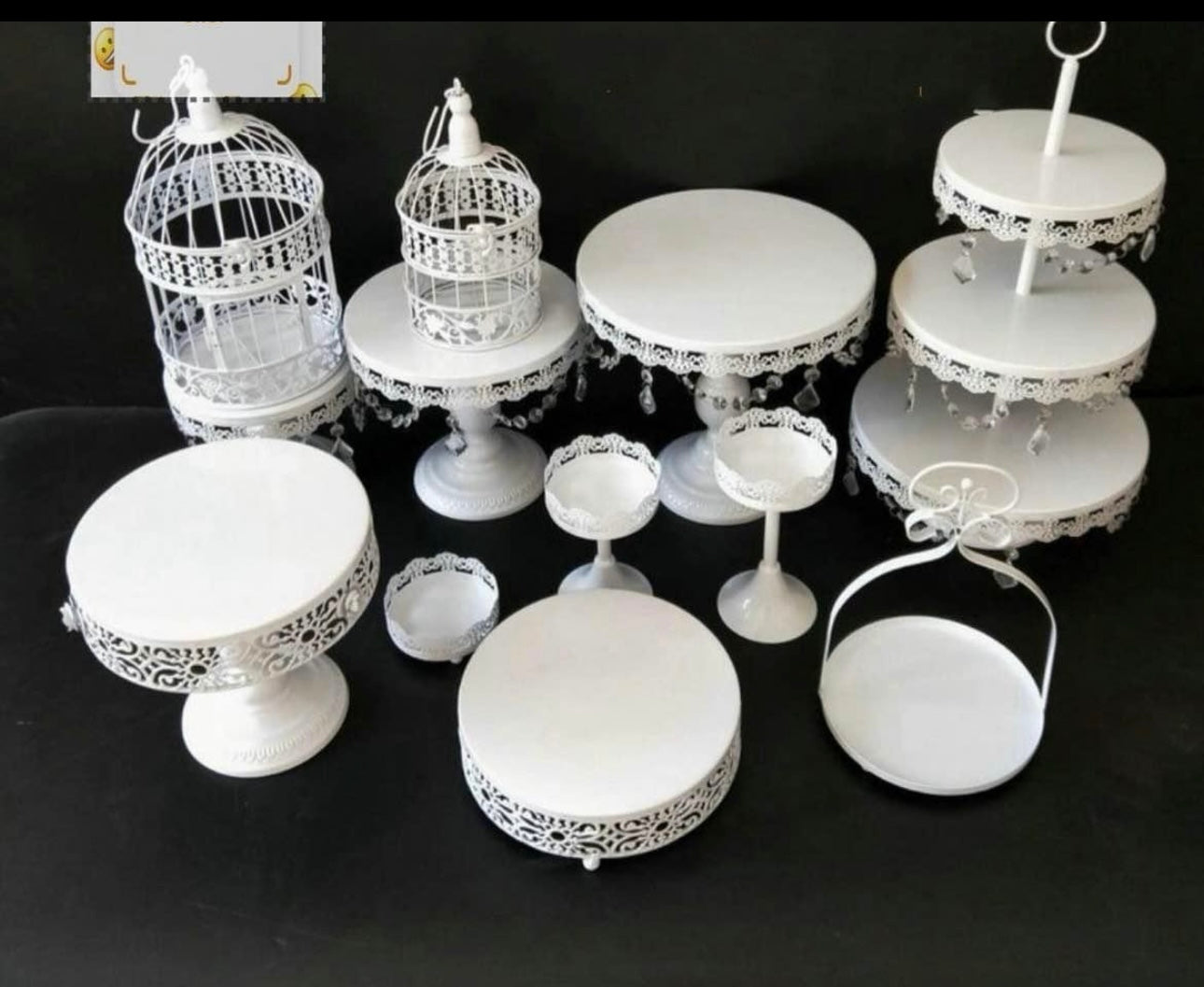 Desserts & Cake stands for Rent